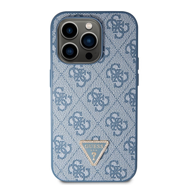 Guess dėklas su dirželiu iPhone 14 Pro 6.1" – rudas