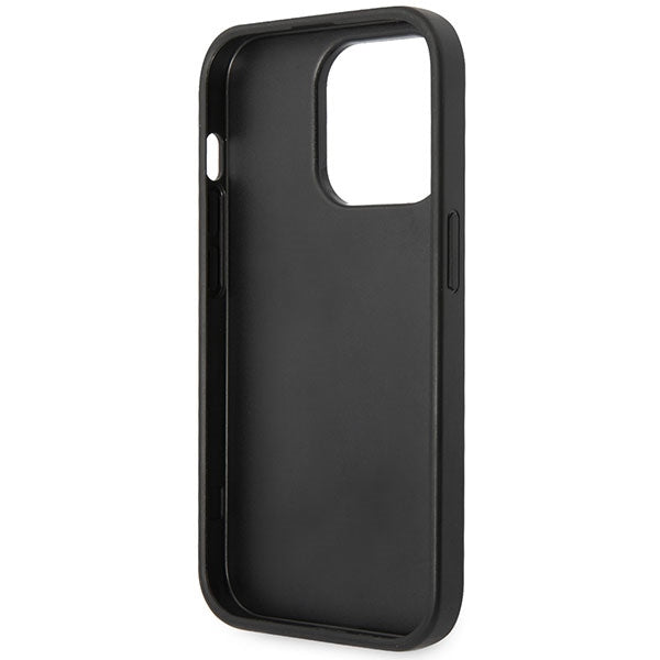 Guess GUHCP15L4GMGGR iPhone 15 Pro 6.1" pilkas/pilkas kietas dėklas 4G Didelis metalinis logotipas