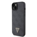 Guess dėklas su dirželiu iPhone 15 Plus – juodas