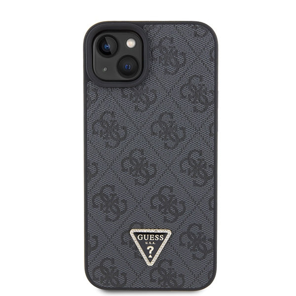 Guess dėklas su dirželiu iPhone 15 Plus – juodas