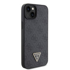 Guess dėklas su dirželiu iPhone 15 Plus – juodas