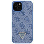 Guess Crossbody 4G dėklas iPhone 15 (6.1") – mėlynas
