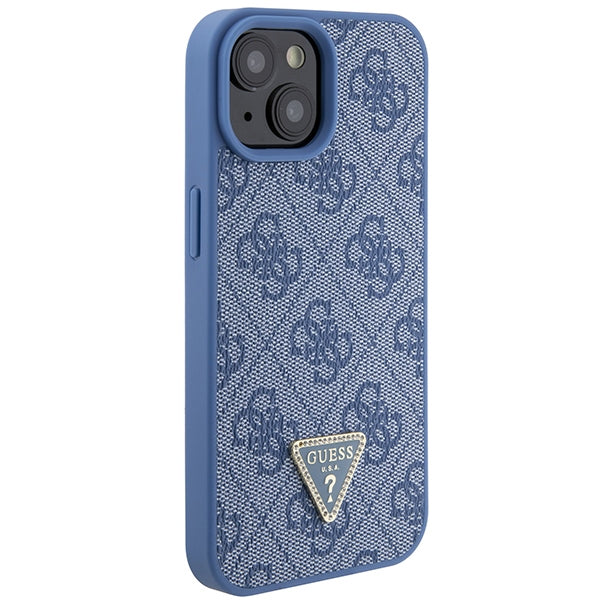 Guess Crossbody 4G dėklas iPhone 15 (6.1") – mėlynas
