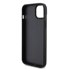Guess dėklas iPhone 15 Pro – juodas su dirželiu