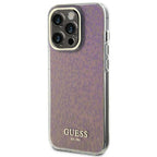 Guess dėklas iPhone 15 Pro Max – rožinis, Disco