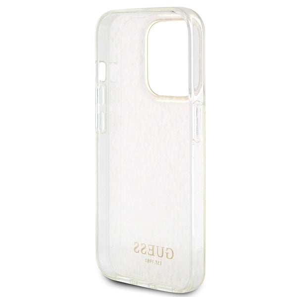 Guess dėklas iPhone 15 Pro Max – rožinis, Disco