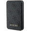 Guess išorinė baterija 15W GUPB5LP4GEGK 5000mAh juoda/juoda 4G Leather Metal Logo