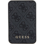 Guess išorinė baterija 15W GUPB5LP4GEGK 5000mAh juoda/juoda 4G Leather Metal Logo