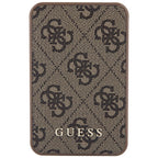 Guess išorinė baterija 15W GUPB5LP4GEGW 5000mAh ruda/ruda 4G Leather Metal Logo