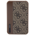 Guess išorinė baterija 15W GUPB5LP4GEGW 5000mAh ruda/ruda 4G Leather Metal Logo