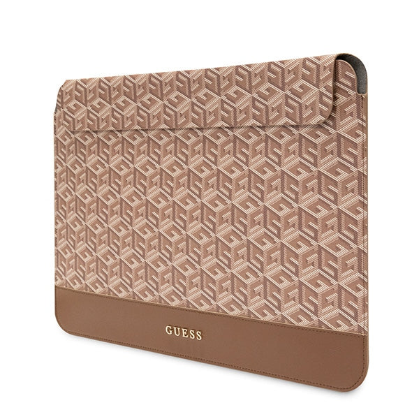Guess GCube Stripes dėklas 16" nešiojamam kompiuteriui - rudas -- Laptop Bags