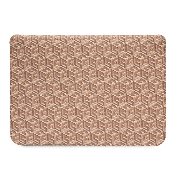 Guess GCube Stripes dėklas 16" nešiojamam kompiuteriui - rudas -- Laptop Bags