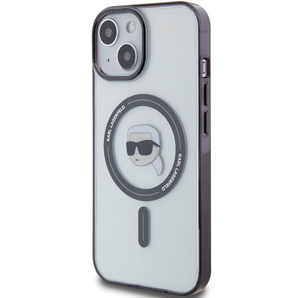 Karl Lagerfeld MagSafe dėklas iPhone 15 Plus – skaidrus -- iPhone 15 Plus