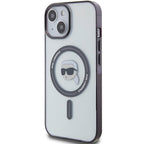 Karl Lagerfeld MagSafe dėklas iPhone 15 Plus – skaidrus -- iPhone 15 Plus