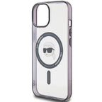 Karl Lagerfeld MagSafe dėklas iPhone 15 Plus – skaidrus -- iPhone 15 Plus