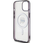 Karl Lagerfeld MagSafe dėklas iPhone 15 Plus – skaidrus -- iPhone 15 Plus