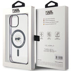 Karl Lagerfeld MagSafe dėklas iPhone 15 Plus – skaidrus -- iPhone 15 Plus
