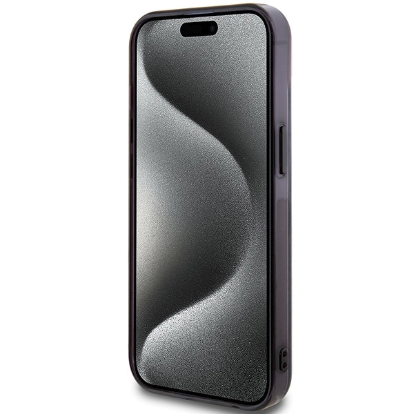 Karlas Lagerfeldas KLHMP15SHCHNOTK iPhone 15 6.1" skaidrus kietas dėklas IML Choupette galva MagSafe
