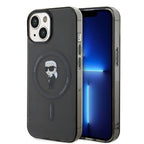 Karl Lagerfeld IML Ikonik MagSafe dėklas iPhone 15 – juodas -- iPhone 15