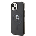 Karl Lagerfeld IML Ikonik MagSafe dėklas iPhone 15 – juodas -- iPhone 15