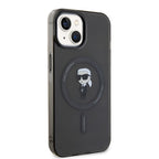 Karl Lagerfeld IML Ikonik MagSafe dėklas iPhone 15 – juodas -- iPhone 15