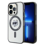 Karlas Lagerfeldas KLHMP15XHCHNOTK iPhone 15 Pro Max 6.7" skaidrus kietas dėklas IML Choupette galva MagSafe