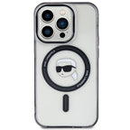 Karl Lagerfeld MagSafe dėklas iPhone 15 Pro Max – juodas