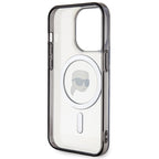 Karl Lagerfeld MagSafe dėklas iPhone 15 Pro Max – juodas