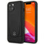 Mercedes-Benz odinis dėklas iPhone 15 Plus – juodas