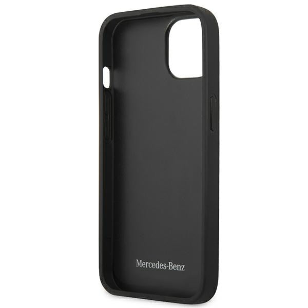 Mercedes-Benz odinis dėklas iPhone 15 Plus – juodas