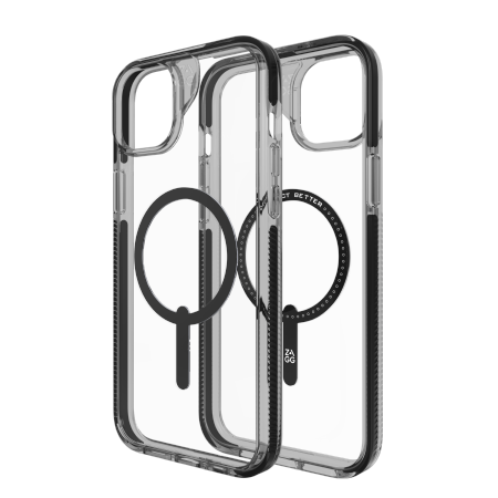 ZAGG Santa Cruz Snap MagSafe dėklas iPhone 15/14 Plus – juodas