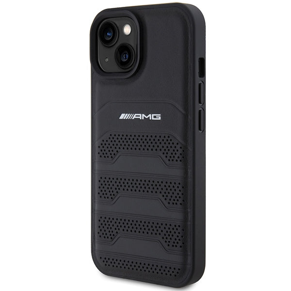 AMG odinis dėklas iPhone 15/14 Plus – juodas