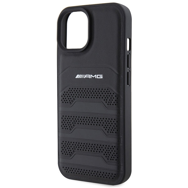 AMG odinis dėklas iPhone 15/14 Plus – juodas