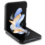 BMW Leather Carbon dėklas Samsung Galaxy Z Flip5 – juodas -- Samsung Galaxy Z Flip 5