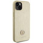 Guess 4G Strass dėklas iPhone 15 – auksinis
