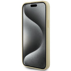 Guess 4G Strass dėklas iPhone 15 – auksinis