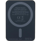 Guess MagSafe Metal Script Logo indukcinė išorinė baterija 15W 5000mAh - juodas