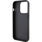 Karl Lagerfeld blizgus dėklas iPhone 15 Pro Max – sidabrinis