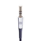3mk AUX minijack 3.5 mm / USB-C kabelis – sidabrinis -- Cell phone cables
