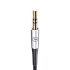 3mk AUX minijack 3.5 mm / USB-C kabelis – sidabrinis -- Cell phone cables