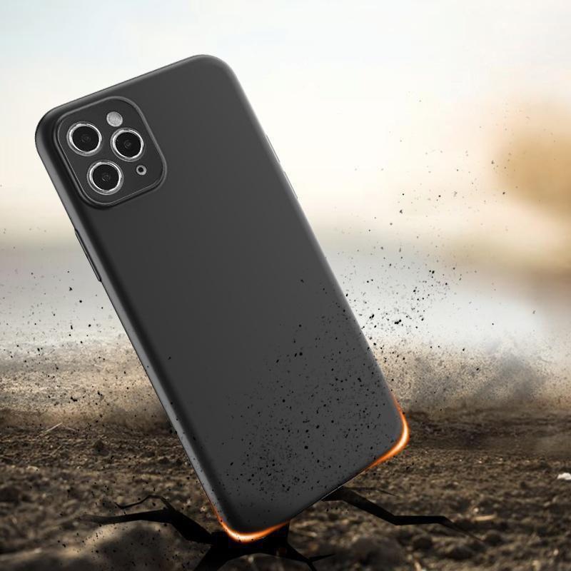 Silikoninis minkštas dėklas Honor 90 Pro – juodas -- Honor 90 Pro