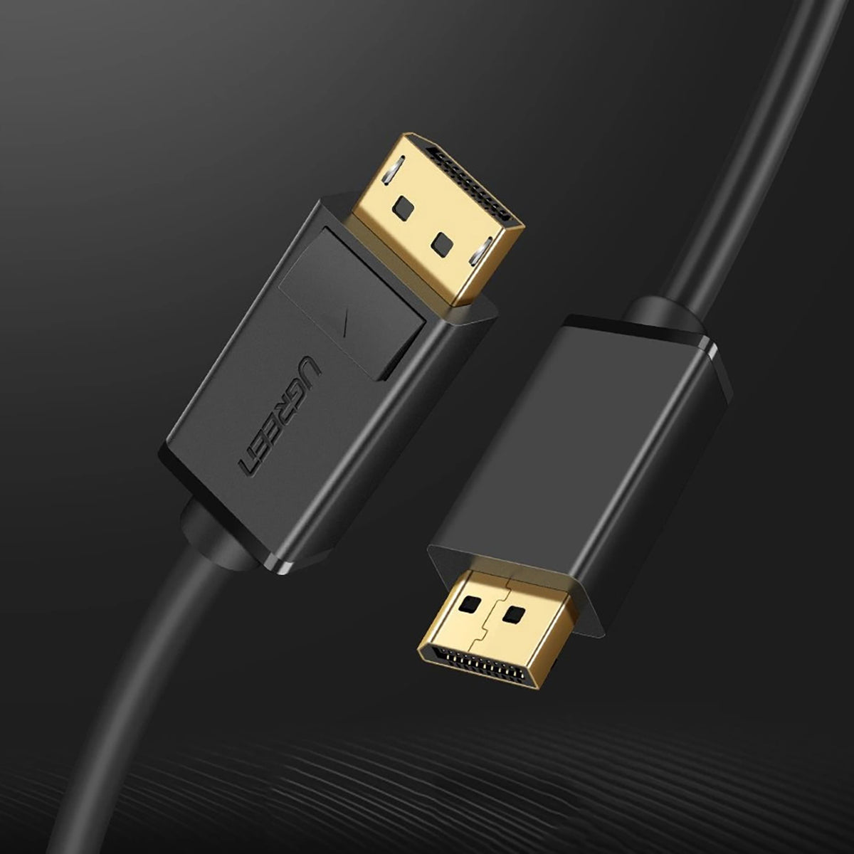 Ugreen DP102 10213 DisplayPort 1.2 4K / DisplayPort 1.2 4K laidas 5m - Juodas -- Video Cables