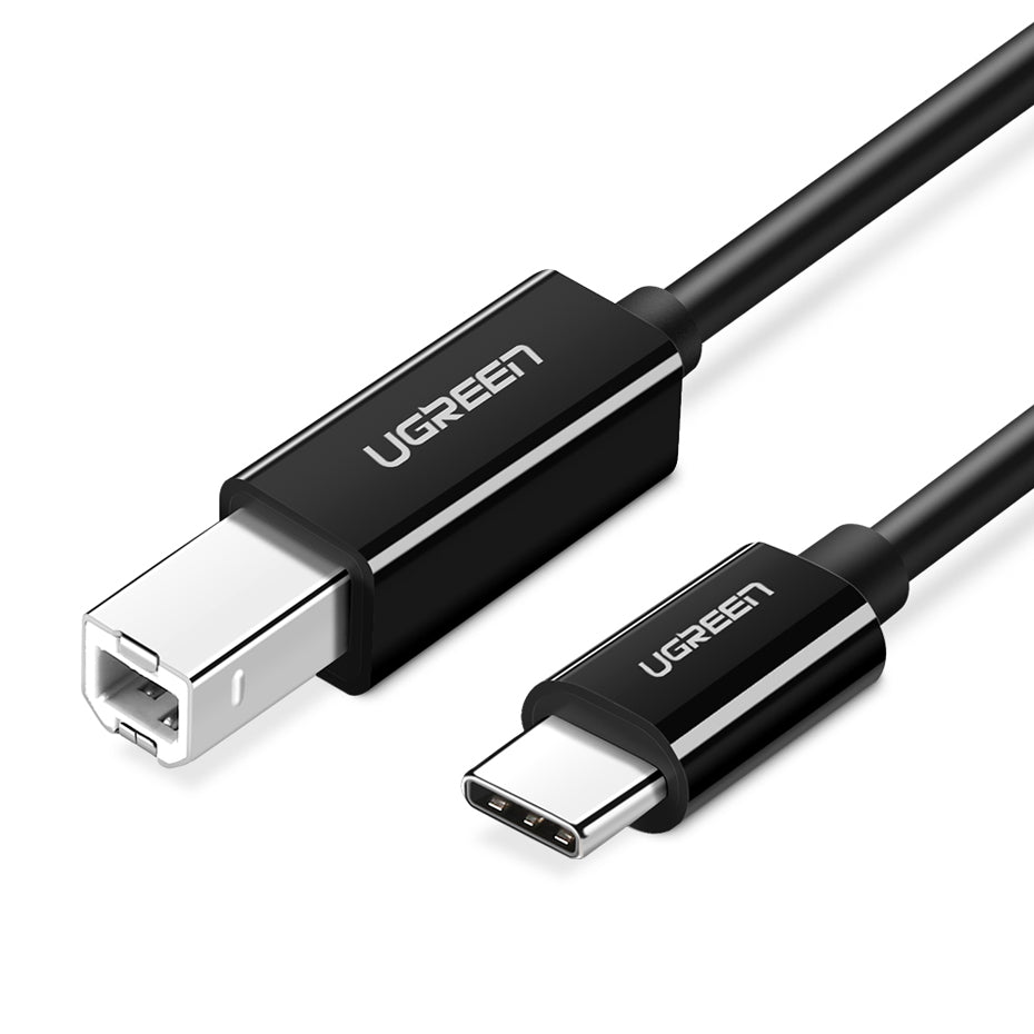 Ugreen US241 USB-C 2.0 – USB-B kabelis 1 m – juodas -- Cell phone cables