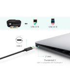 Ugreen US241 USB-C 2.0 – USB-B kabelis 1 m – juodas -- Cell phone cables