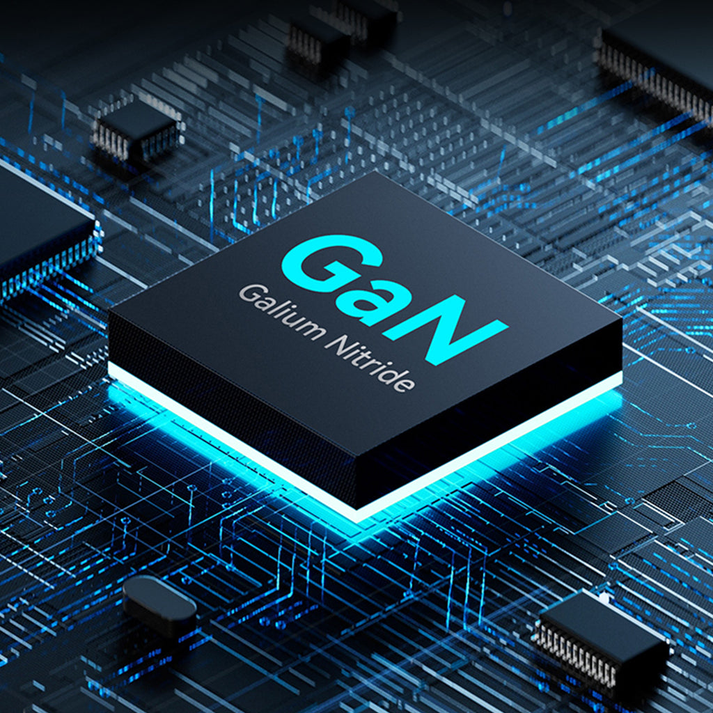 Wozinsky CGWCW 65W GaN sieninis įkroviklis USB-A / 2 x USB-C - baltas