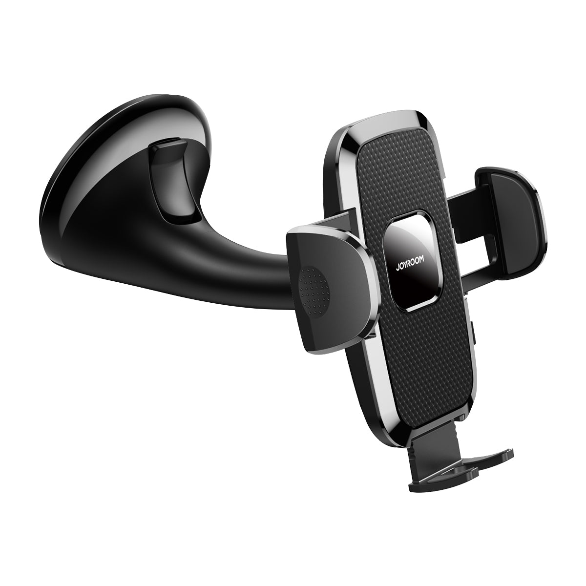 Joyroom JR-ZS259 universalus mechaninis automobilinis laikiklis telefonui prietaisų skydeliui / stiklui, juodas