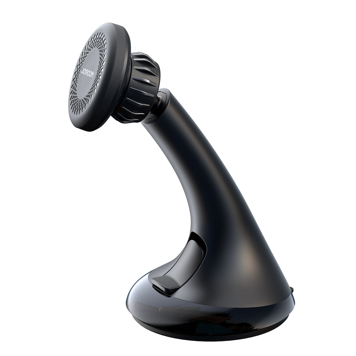 Joyroom JR-ZS356 universalus magnetinis automobilinis laikiklis telefonui prietaisų skydeliui / stiklui, juodas