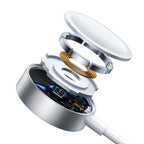 Joyroom laidas S-IW007 3-in-1 USB-A magnetinis įkroviklis - Lightning 1.2m - baltas