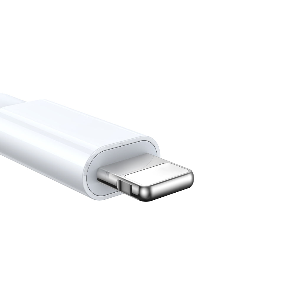 Joyroom laidas S-IW008 3-in-1 magnetinis įkroviklis USB-A - Lightning/USB-C 1.2m - baltas