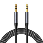 Joyroom stereo garso laidas AUX 3,5 mm mini lizdas 1,2 m juodas (SY-A08)